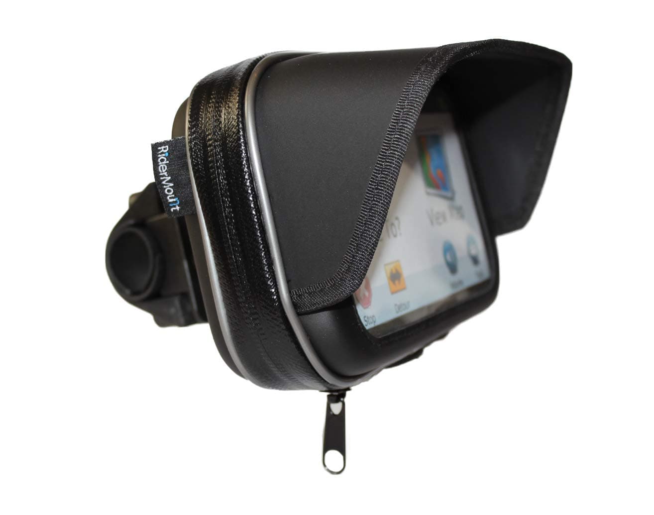RiderMount Sunshade GPS Case with handlebar mount (Large)
