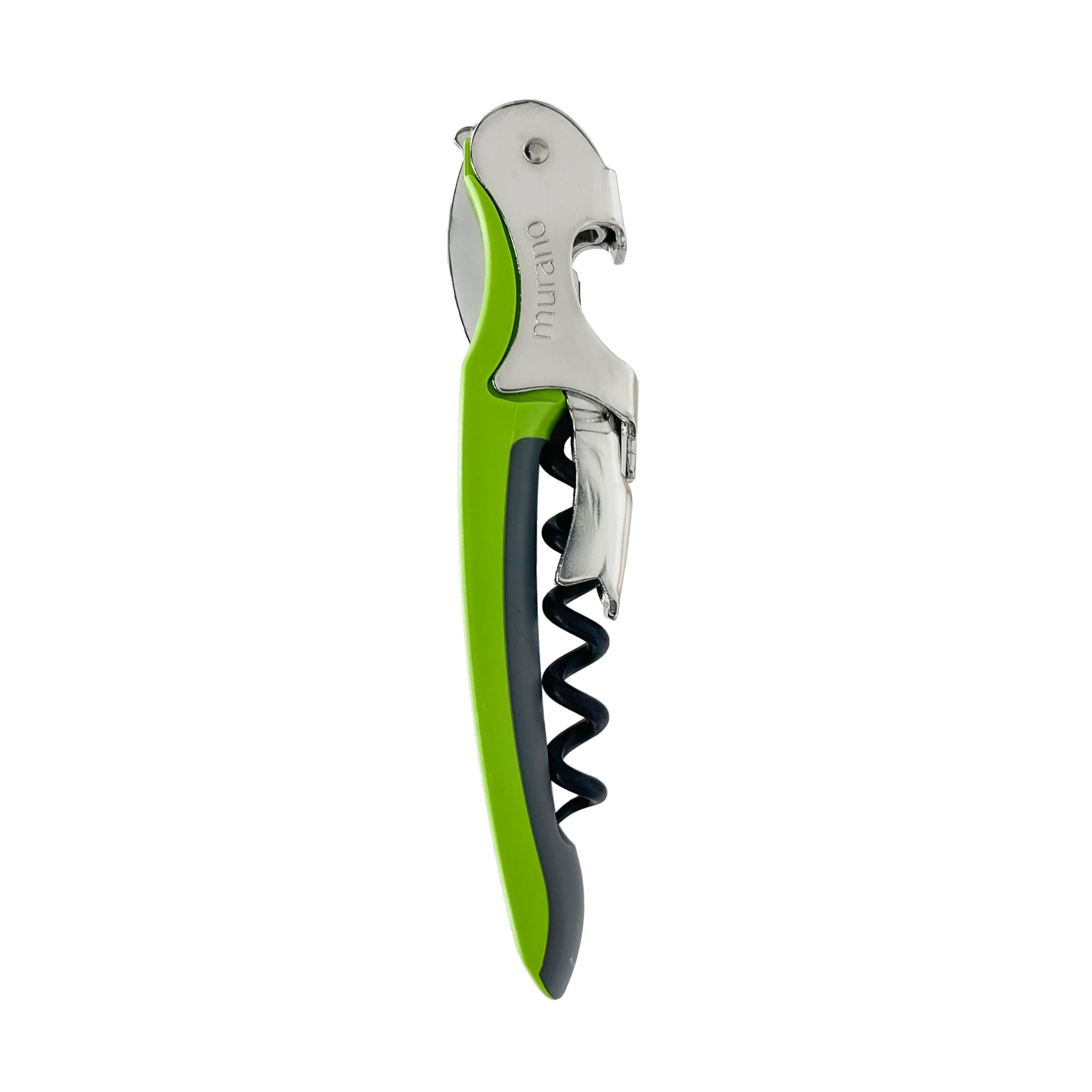 Franmara Soft-Touch Murano Two-Step Waiter Corkscrew with Nonstick Spiral (Lime)