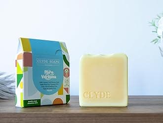 Pure Verbena Clyde Soaps, Cold Process, Palm Oil & Plastic Free, Eco Gift, UK Handmade Vegan, Cruelty Free, Artisan Soap, Best For Men And Women