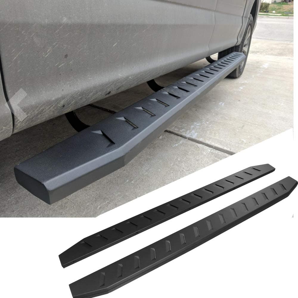 Mifeier 83" Black Nerf Bars Side Step Running Boards Fit 2009-2014 Ford F150 Super Crew Cab With 4 Full Size Doors
