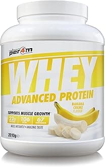 per4m Whey Advanced Protein Powder, 67 Servings of Delicious Muscle Building Protein, Banana, 2010g