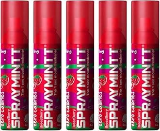 Mouth Freshener | Mukhwas | Breath Freshener | Oral Hygiene |175+ sprays of instant long lasting with Zero Calories Freshness | BREEZBERY flavour | 15g - Pack of 5