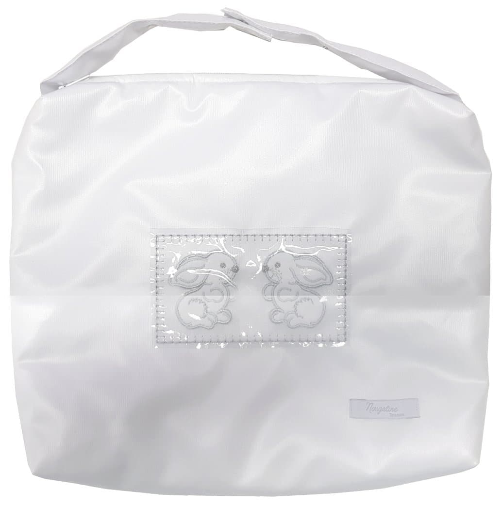 Maison Nougatine Basile Wash Bag, White
