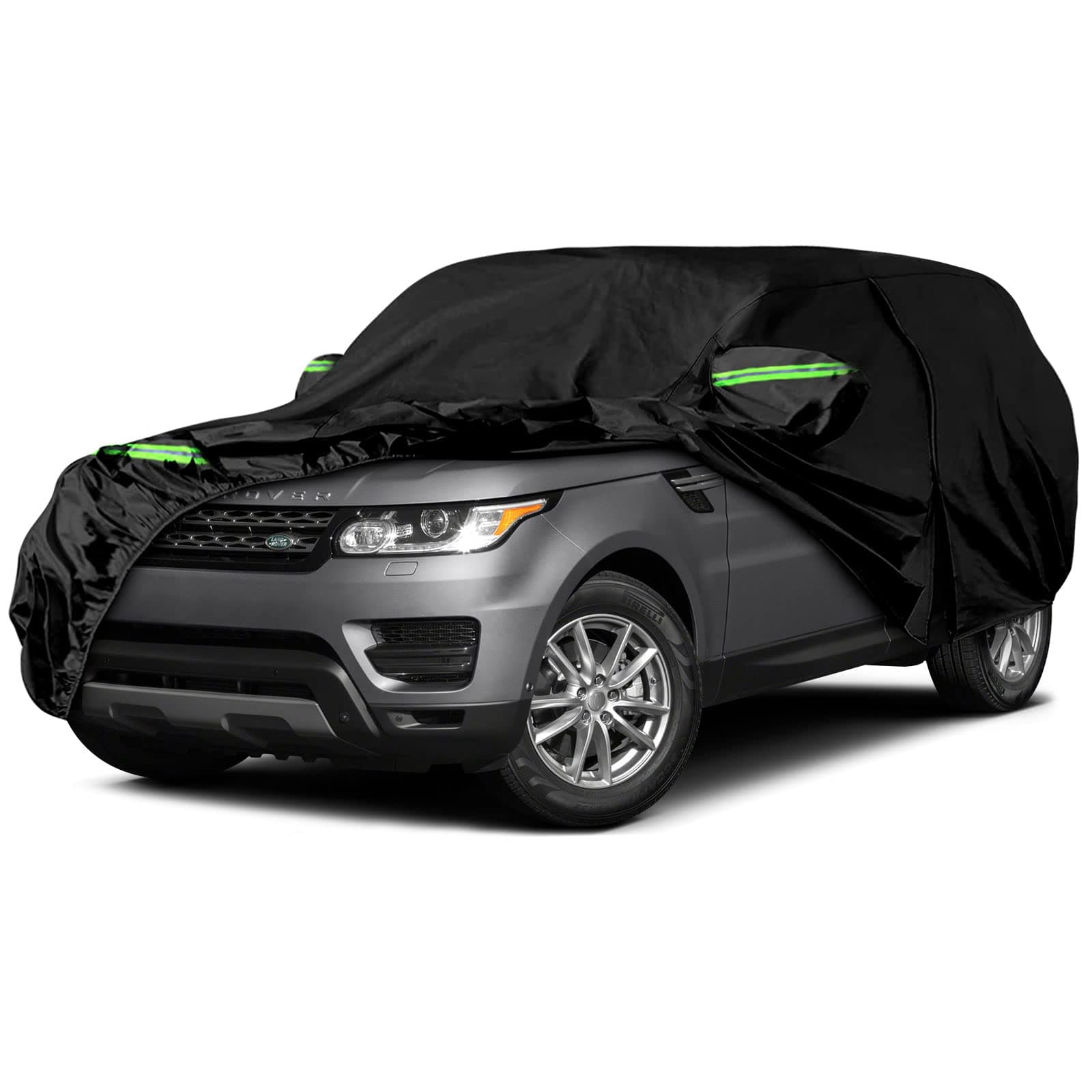Waterproof Car Covers Replace for 2013-2022 Land Rover Range Rover Sport, 6 Layers All Weather Custom-fit Car Cover with Zipper Door & Windproof Bands for Snow Rain Dust Hail Protection (Sport)