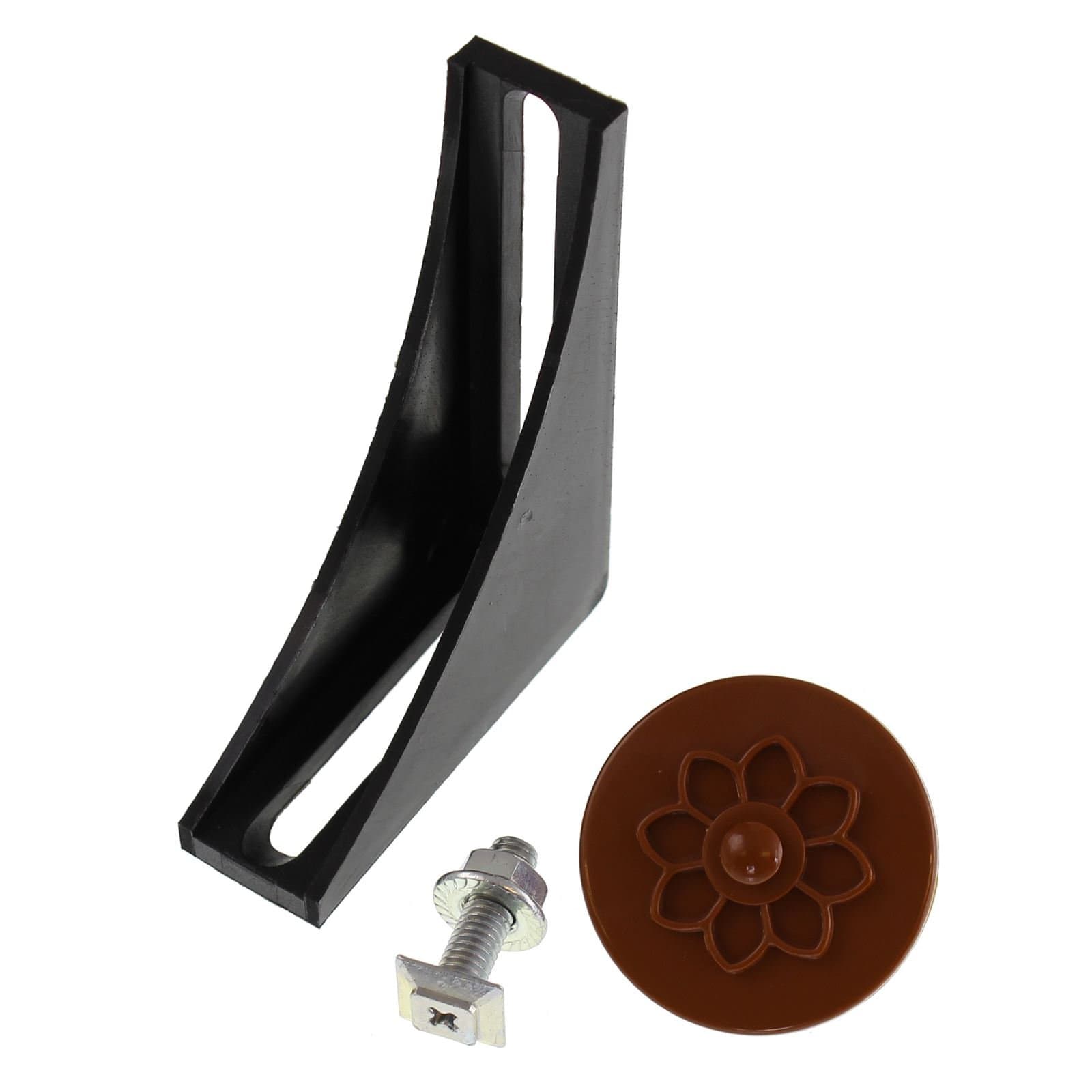 Ultraframe Internal Radius End Fixing Kit - Caramel