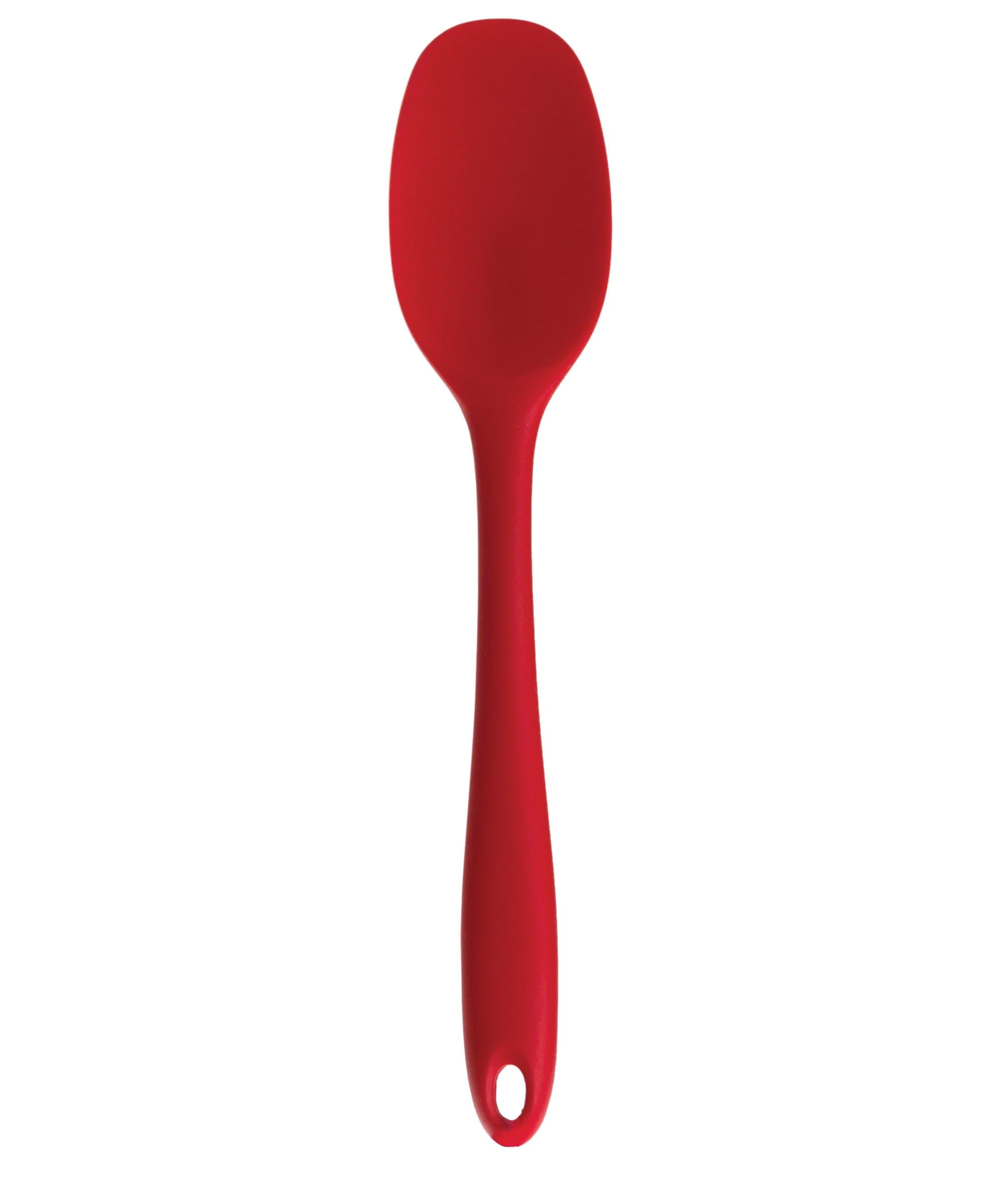 RSVP Ela's Favorite Silicone Spoon, Red