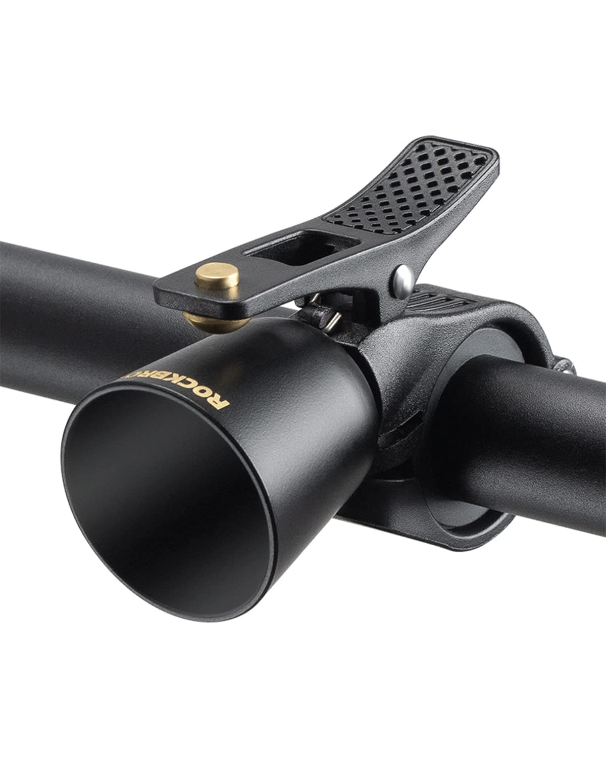 ROCKBROS Bicycle Bell Bicycle Bell Trophy Type Lightweight High Volume Refreshing Tone Copper Alloy Water Repellent Mini Bell for Adults Children Compact Road Bike MTB Cross Bike Mamachari Handle