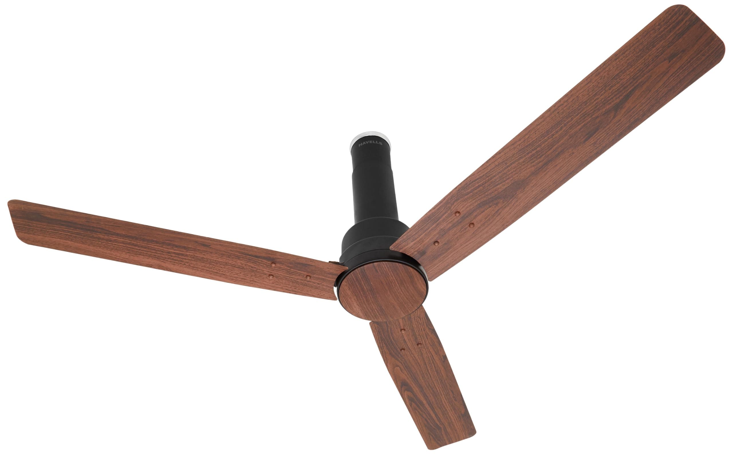 Havells 1200mm Elio Prime BLDC Ceiling Fan | Remote Controlled, High Air Delivery Fan | 5 Star Rated, Upto 60% Energy Saving, 2+1* Year Warranty | (Pack of 1, Wallnut Matte Black)