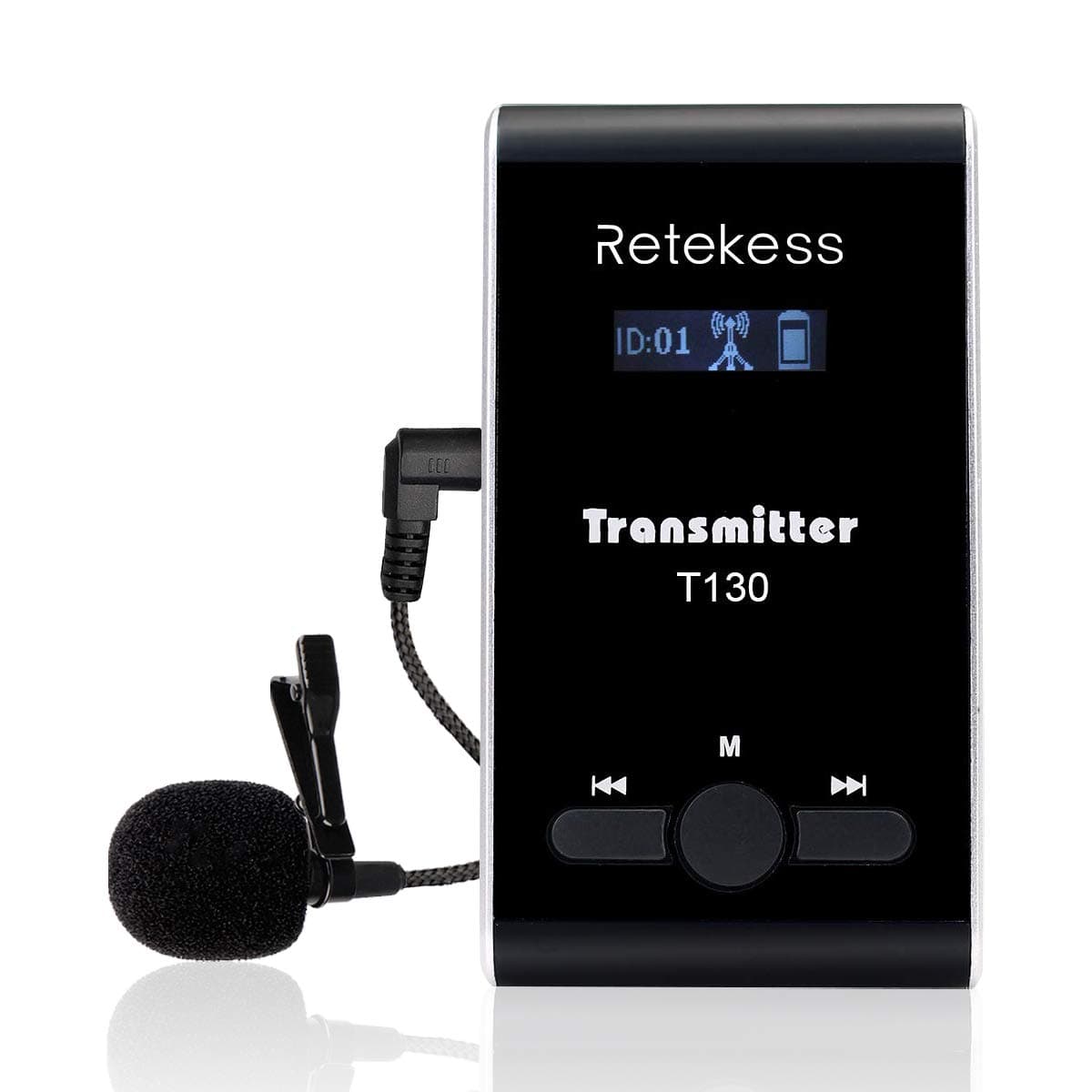 T130 Tour Guide System Transmitter Translation Equipment 1 Transmitter for Church Translation Conference Courtroom Interpreter