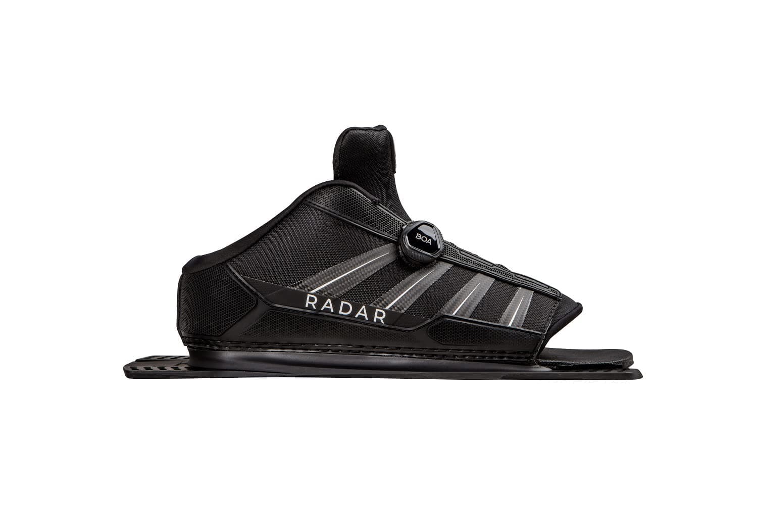 Radar Vector Boa HRT Waterski Boot - Black/Carbon/White - Feather Frame - STD