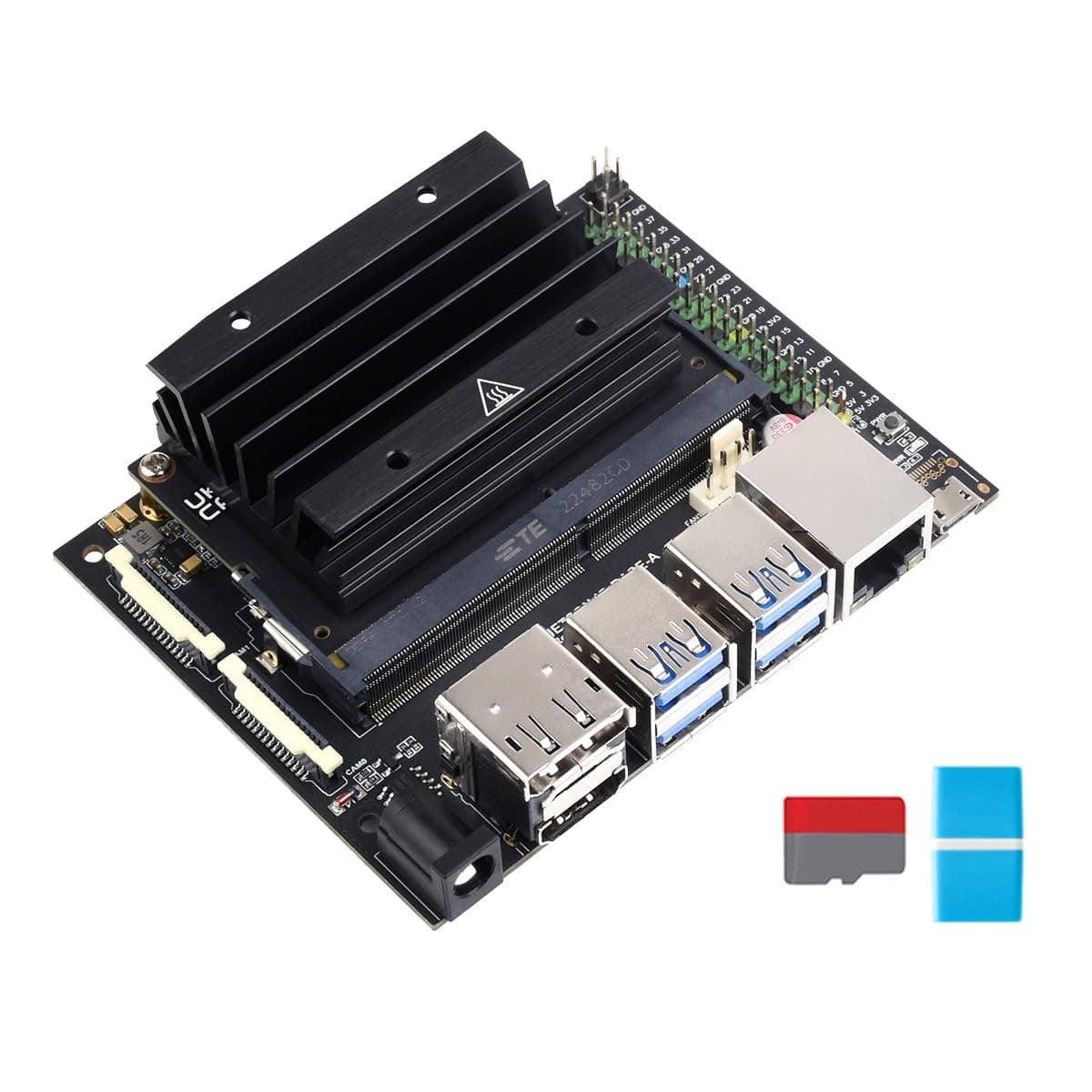 Jetson Nano Development/Expansion Kit - Alternative Solution to B01 Kit, Compatible with Jetson Nano and Xavier NX - Optional Core Module