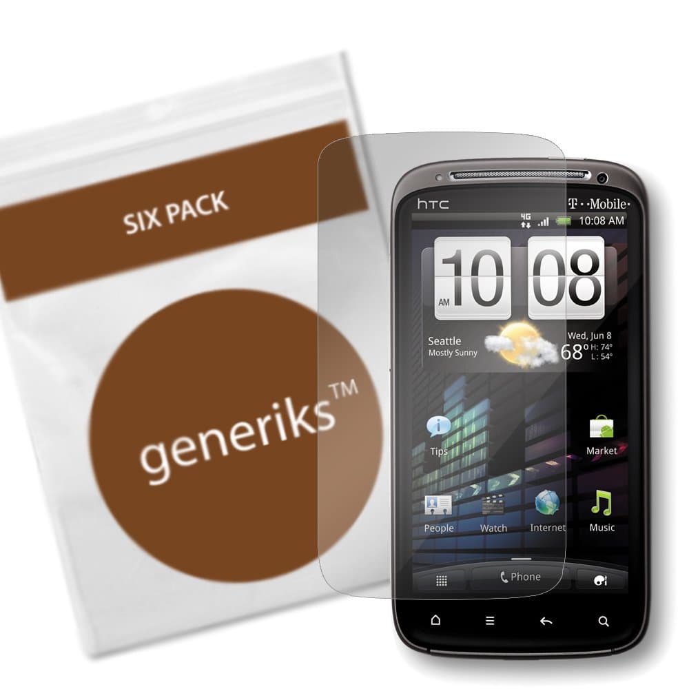 Generiks TM HTC Pyramid *CLEAR* Screen Protectors (6 Pack!!!)