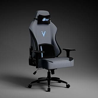 Green Soul Vision Multi-Functional Ergonomic Gaming Chair, Premium Fabric Chair with Adjustable Neck & Lumbar Pillow, 4D Adjustable Armrests & Heavy Duty Metal Base (Slate) Installation Provided