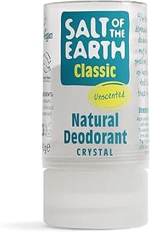 Natural Deodorant Crystal Classic - Effective Crystal Deodorant, Fragrance Free, Vegan, cruelty Free - Suitable for Women, Men, and Kids - 90g