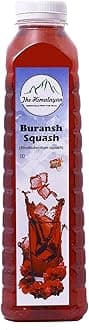 The Himalayan 100% Natural Buransh Red Flower Juice 750 ml Rich in Aroma, Antioxidants & Vitamin C with No Additives & Sugar Perfect for Hydration & Energy