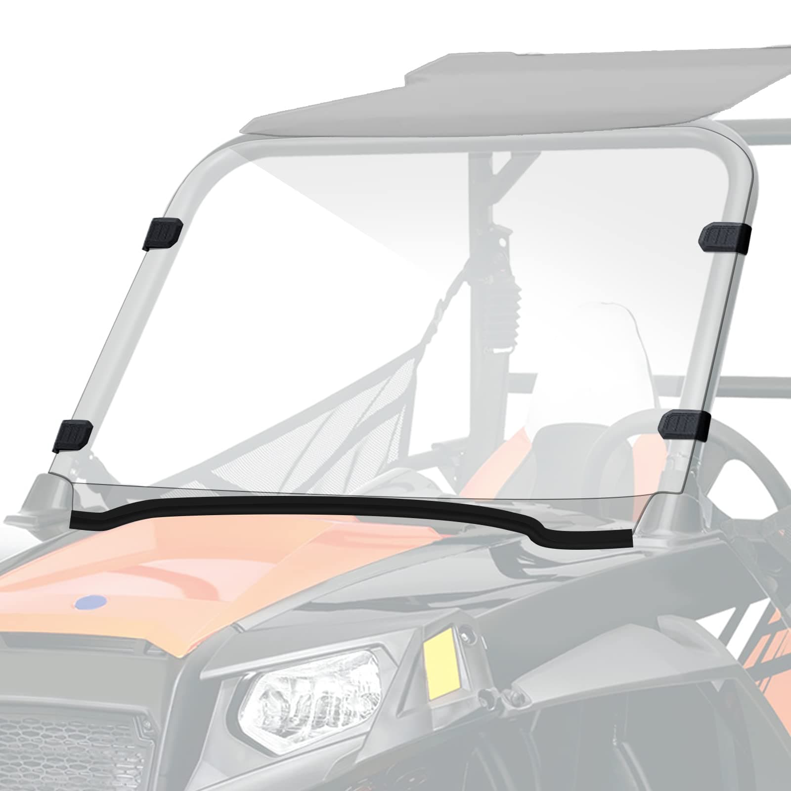 RZR 800 Windshield - StarknightMT Front Hard-Coated PC Full Windshield Compatible with Polaris (2014& earlier) RZR 800/800S/4 800/900 XP/4 900/(2012-2018) RZR 570