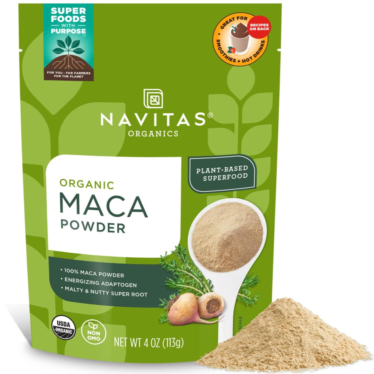 Navitas Organics Maca Powder, 4 Ounce