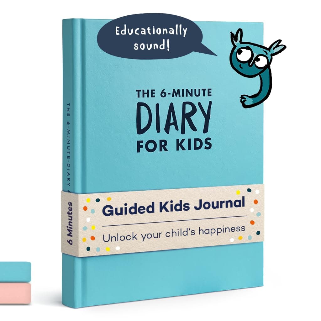 – UrBestSelf 6-Minute Kids Diary – Kids Journal 6–12 to Develop a Happy Self, Mindfulness and Positive Habits – Gratitude Journal for Girls & Boys