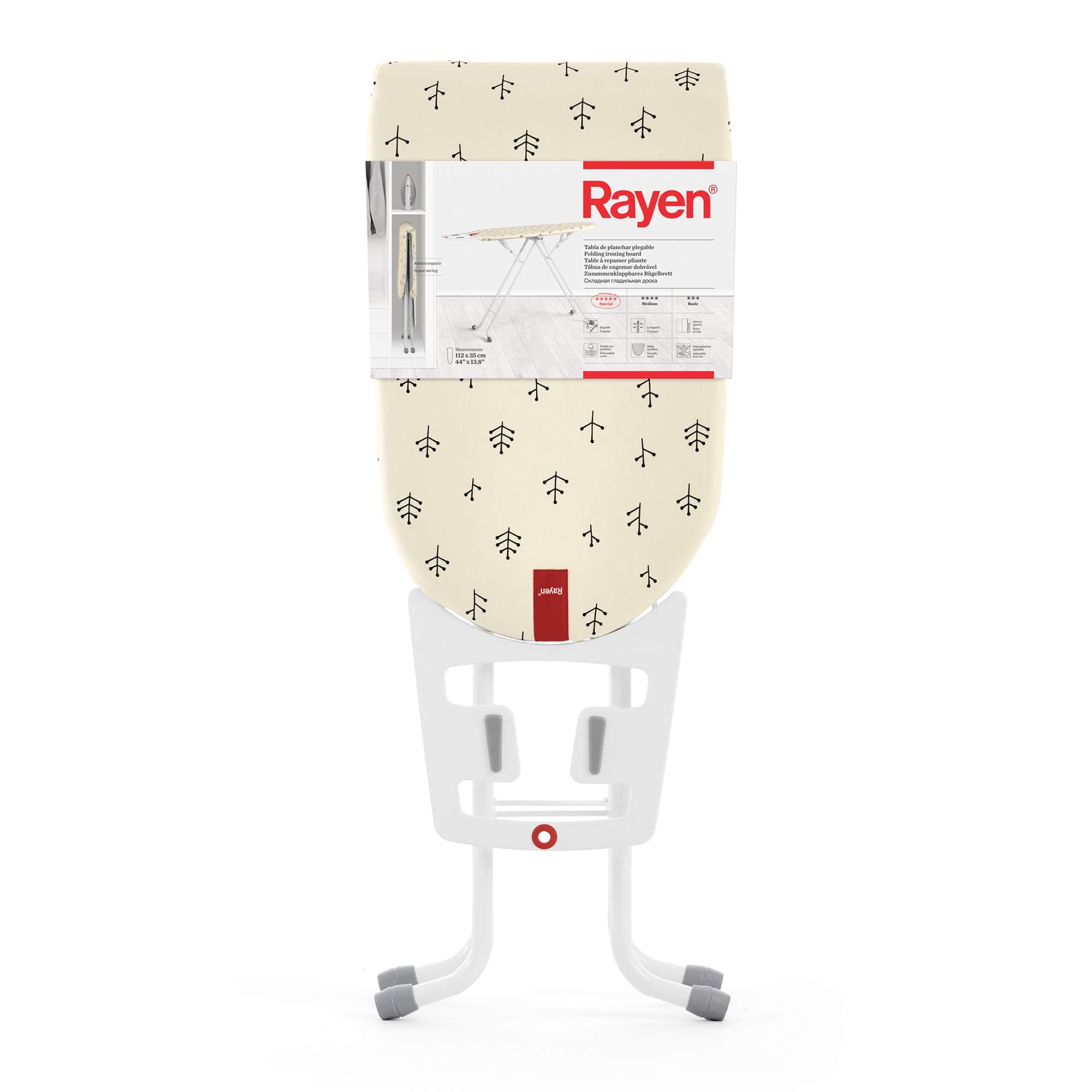 RayenFoldable Folding Ironing Board, Space Saver and ready for Travel