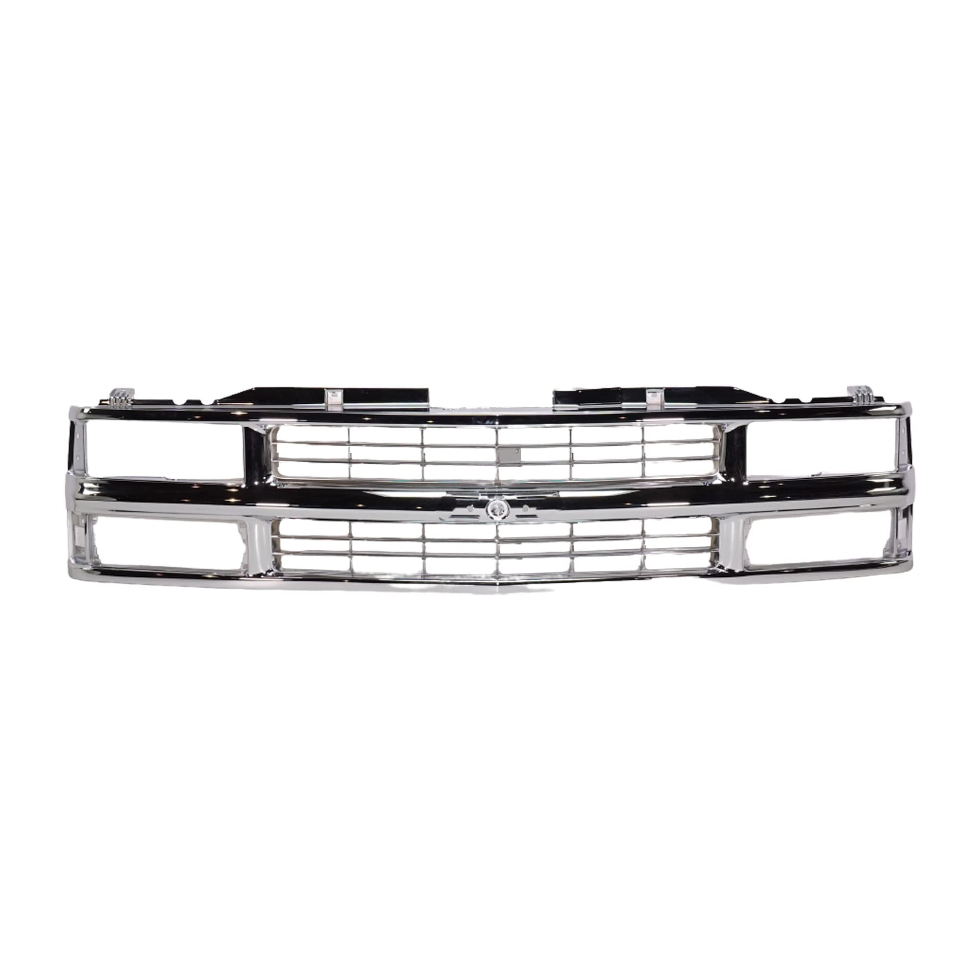 Garage-Pro Front Grille Assembly For 1994 Chevrolet Blazer, Fits 1994-1999 Chevrolet C1500 Truck Grill, Chrome Shell and Insert Plastic Grille, Models With composite Headlights