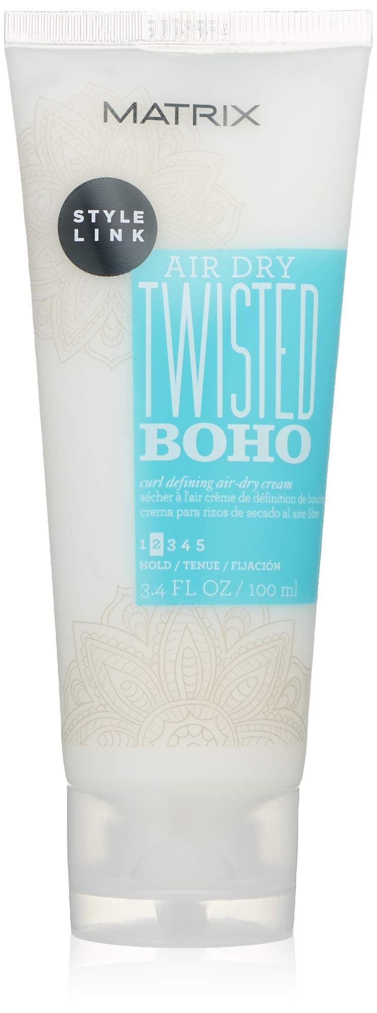 Matrix Style Link Twisted Boho Curl Defining Air-Dry Cream, Defines Curls & Controls Frizz, for Curly Hair