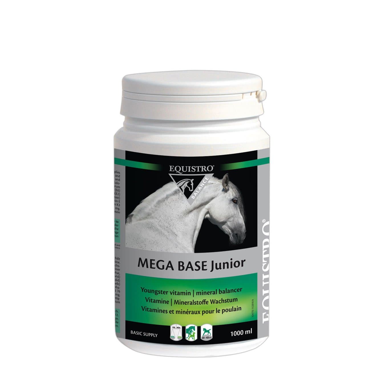 Equistro Mega Base Junior for Horses (Size: 1 Litre)