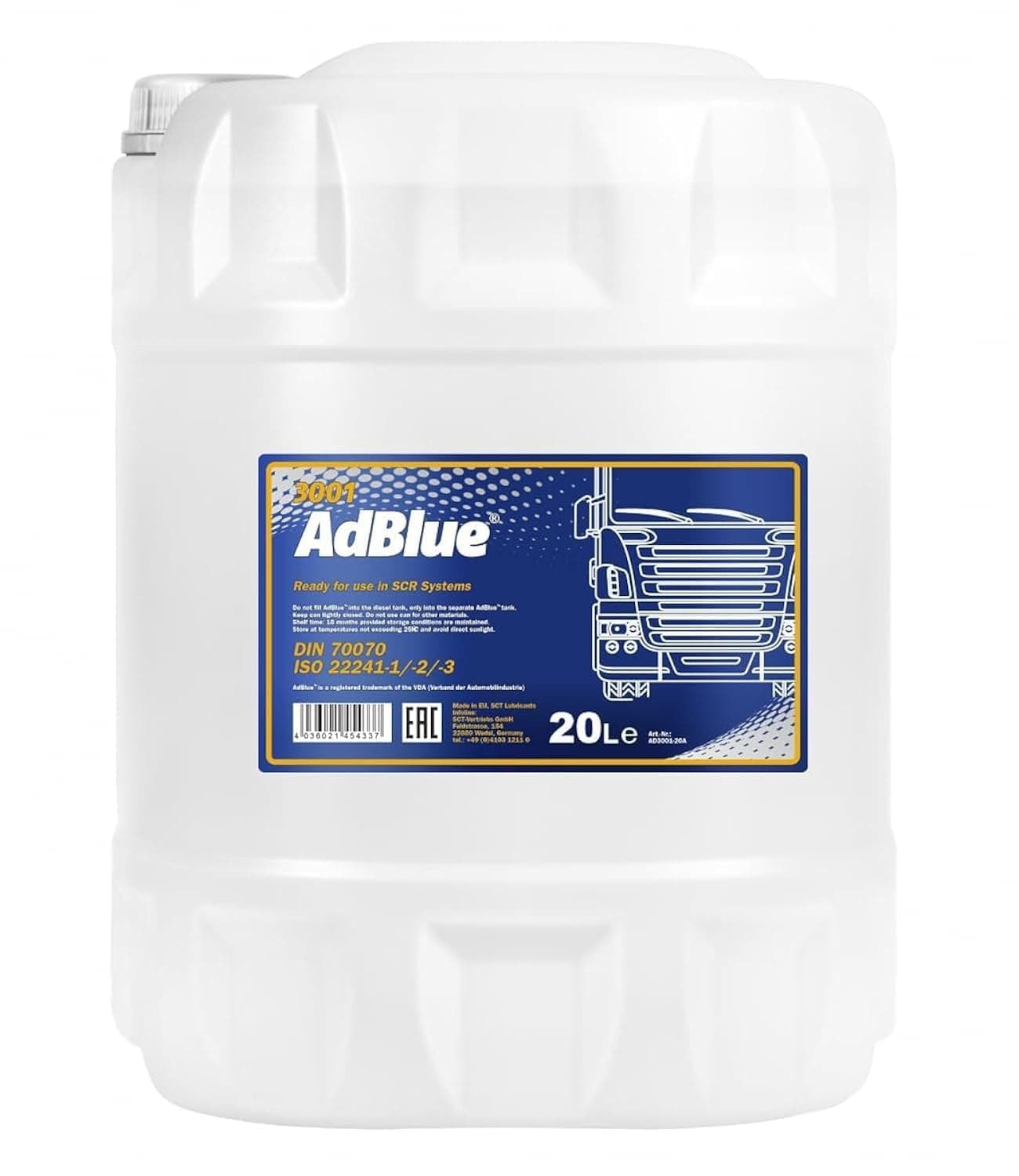 Mannol HTE - Germany Adblue/Ad blue 20 Ltr