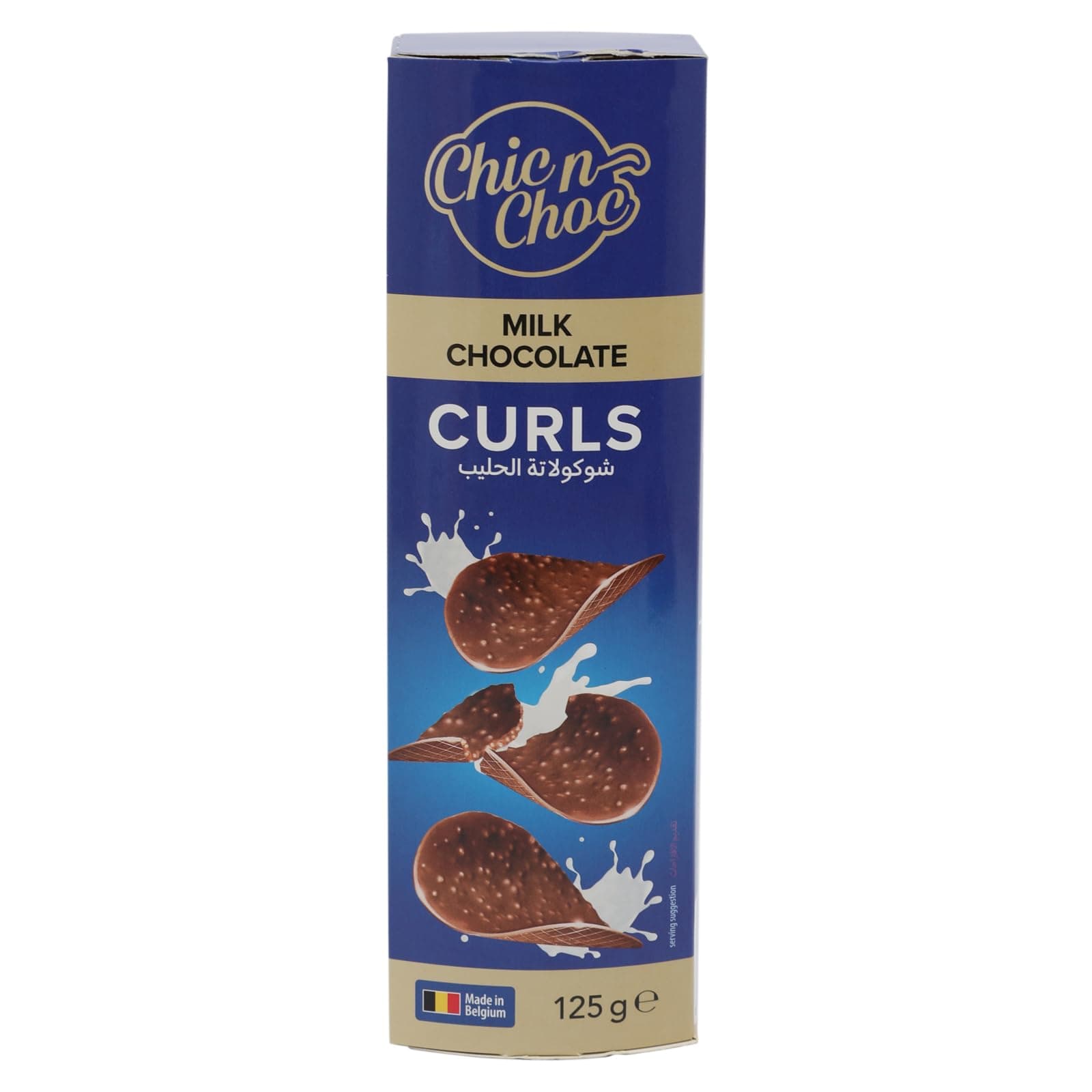 Chic n Choc Milk Chocolate Curls 125g