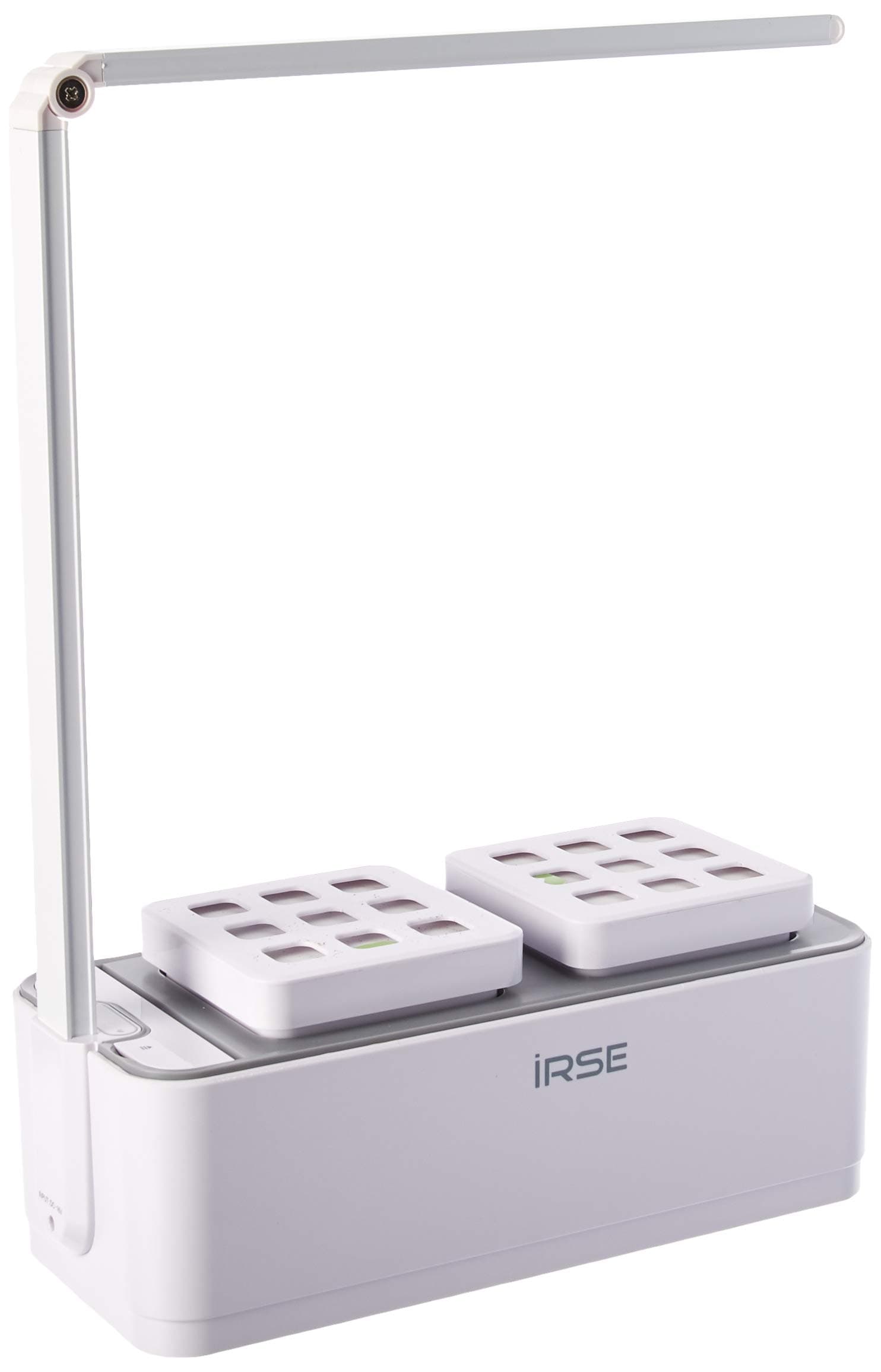 iRSE Indoor Garden Kit, Hydroponics LED Growing System, 2 Self Watering Gardening Pots, Including (Lettuce Seeds, Fertilizers, Planting Media)