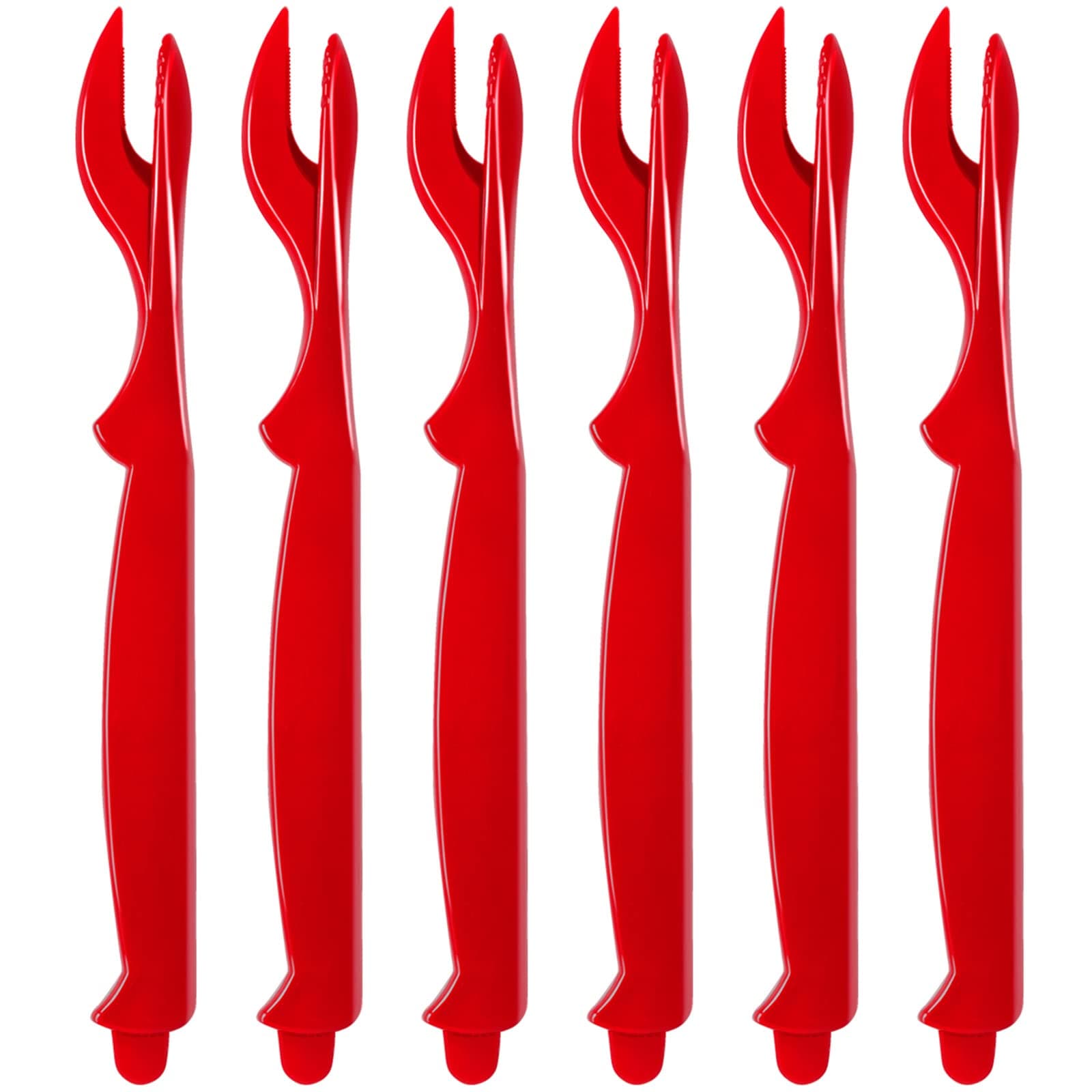 6Pcs Crab Legs Crackers - Crackers Picks Tools Set for Lobster, Crab, Crawfish, Prawns, Shrimp, Easy Opener Shellfish picks knife, Seafood Tools