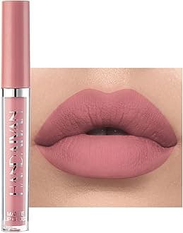 6Pcs Matte Liquid Lipstick Makeup Set, HANDAIYAN Matte liquid Long-Lasting and Waterproof Wear, Non-Stick Cup Lip Gloss, Great Choice and Gift for Woman Girls (#08)