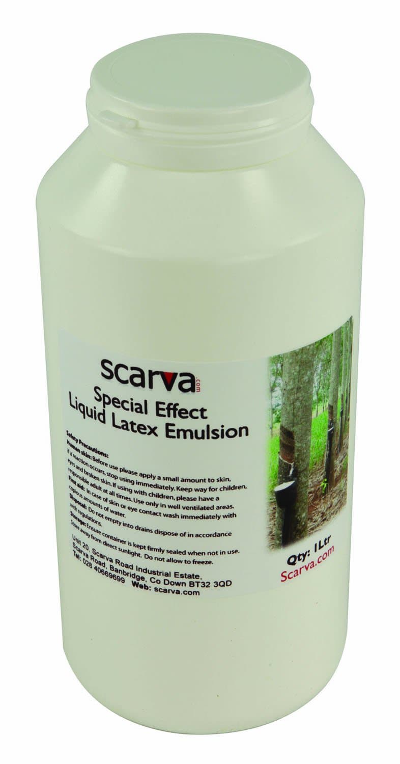 Latex Liquid for Mold / Mould Making & Special Effects - 1 Litre