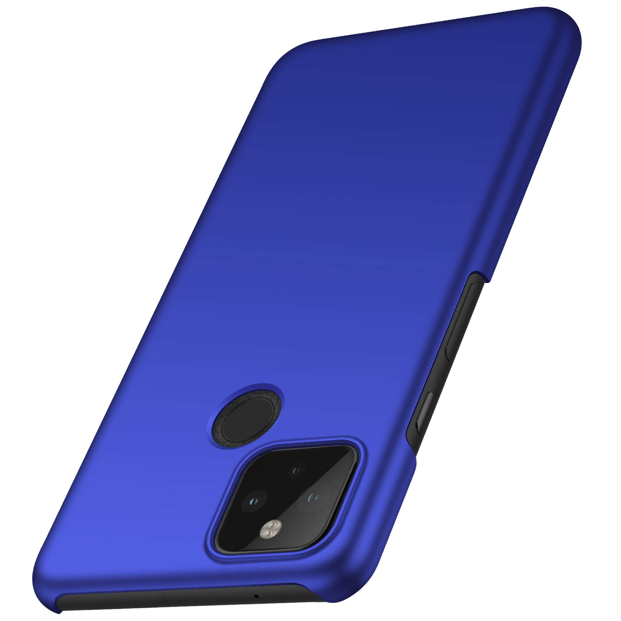 anccer Compatible for Google Pixel 5 Case, [Anti-Drop] Slim Thin Matte Hard Case, Full Protective Cover For Google Pixel 5 (Blue)
