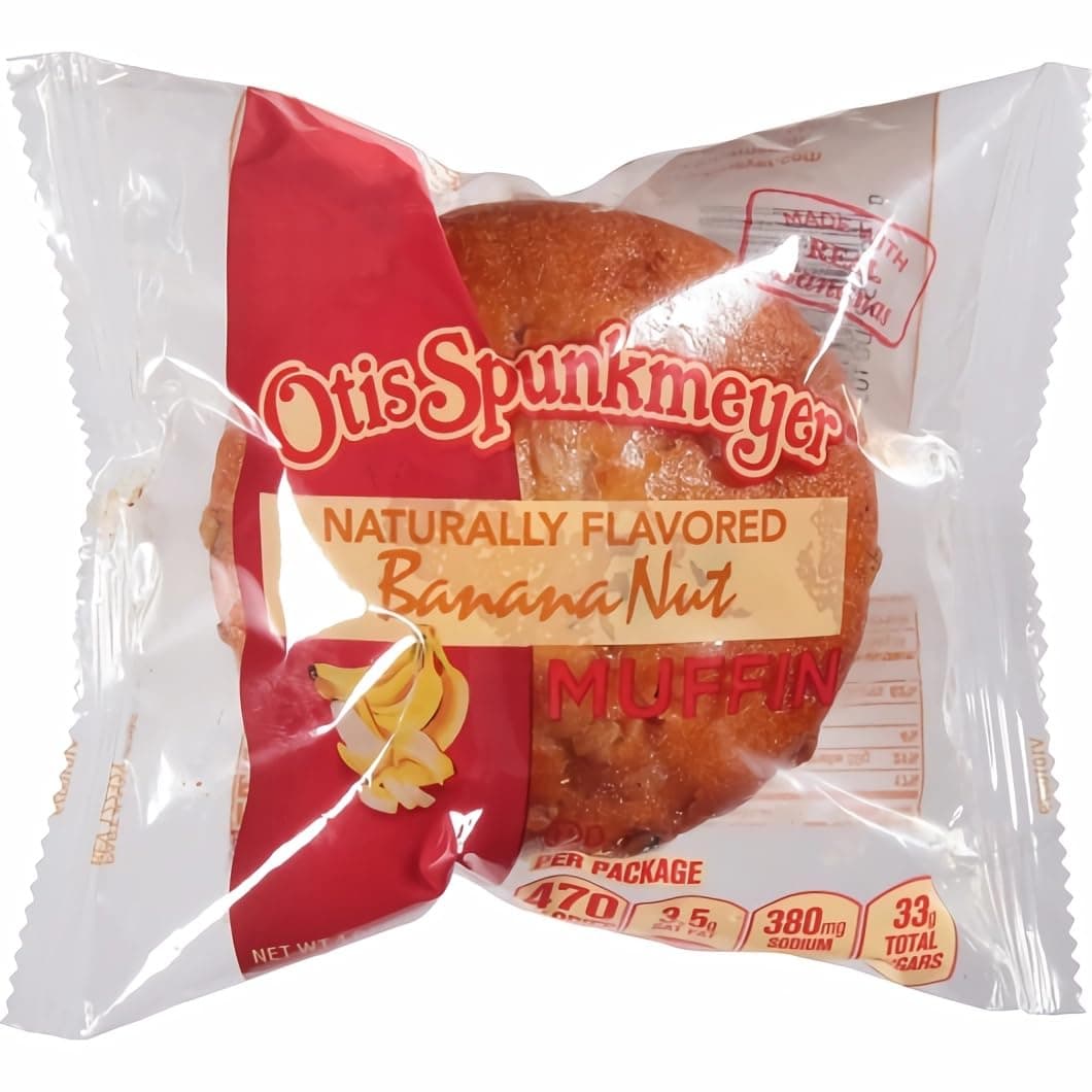 Otis Spunkmeyer Banana Nut Muffin, 4 Ounce, 24 Count Case