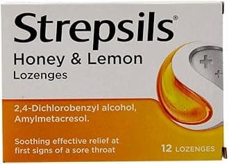 Strepsils Honey and Lemon - Pack of 8 Lozenges