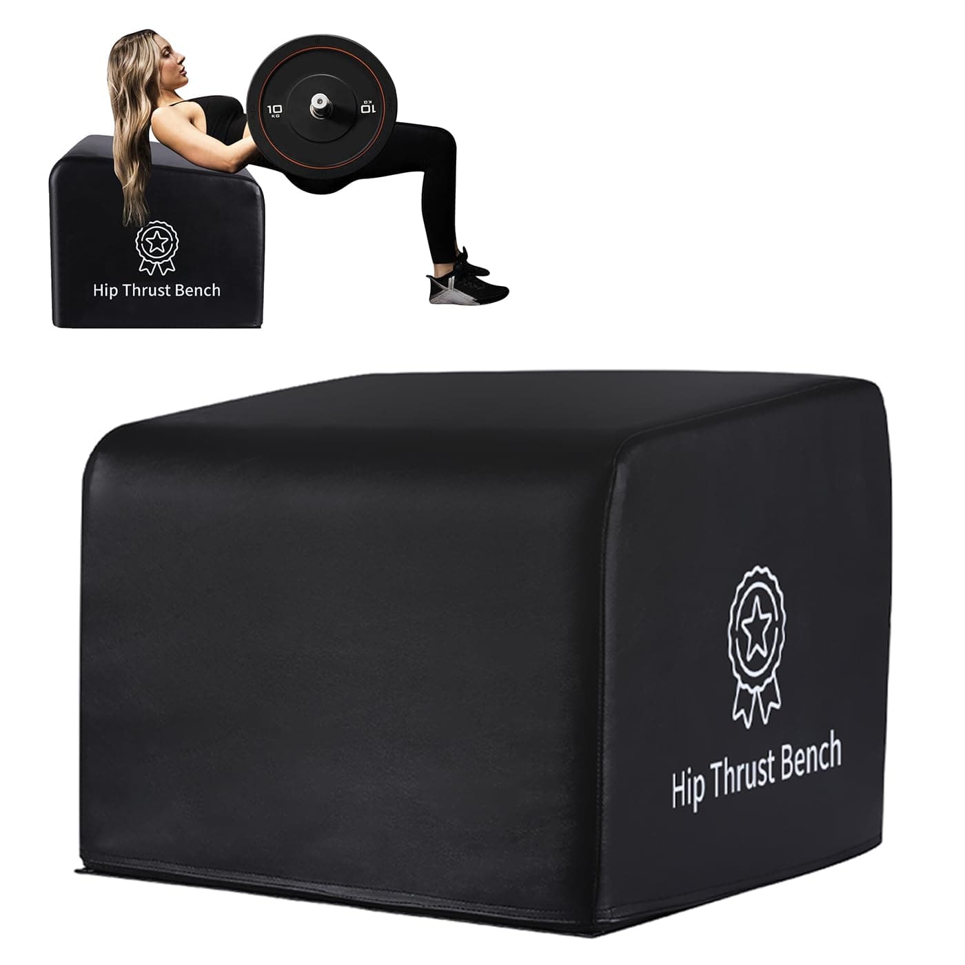 Multi-Functional Hip Thrust Bench - Glute Machine & Hip Thrust Machine - Booty Sprout, Hip Thrust, Push-ups, Split Squat and Ab Exercise for Total Body Workout Equipment