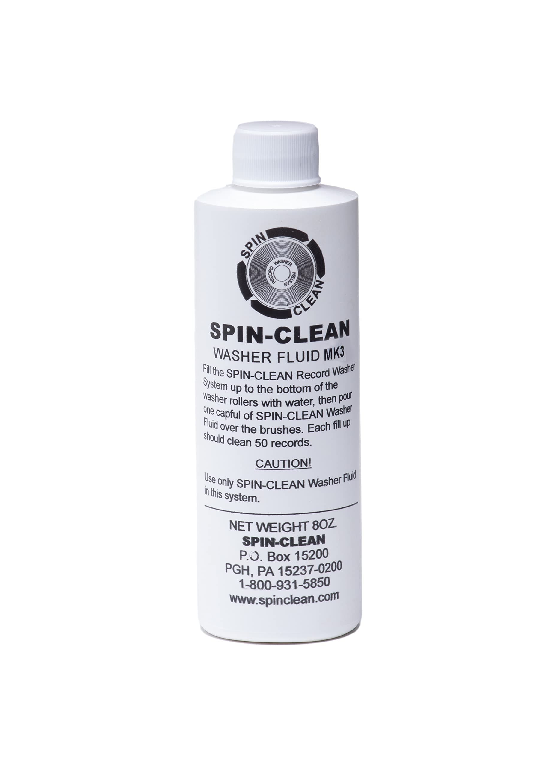 Spin-Clean Spin Clean Wash Fluid 8 Ounces