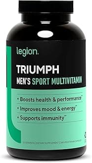 – LEGION Triumph Men's Sport Vitamin - Complete Multivitamin for Men - Daily Vitamins for Men to Boost Health and Performance - Men's Multivitamin with 21 Vitamins & Minerals - 30 Servings