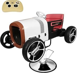 Salon Barber Spa Beauty Equipment,Baby Salon car for Child Hair Cutting Styling Chair,Barber Shop Hair Dressing Equipment for Kids (Extra Large)