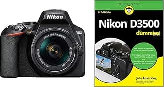 Nikon D3500 + AF-P 18–55 Non VR Kit - Black & Nikon D3500 For Dummies