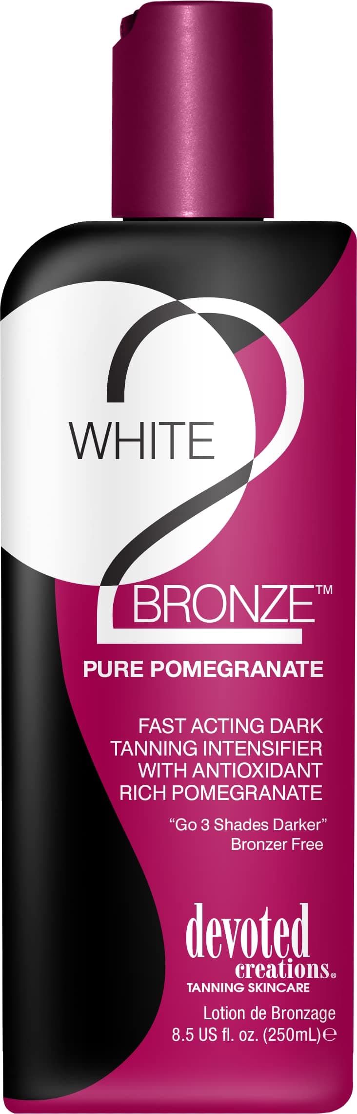 WHITE 2 BRONZE PURE POMEGRANATE Lotion - 8.5 oz.