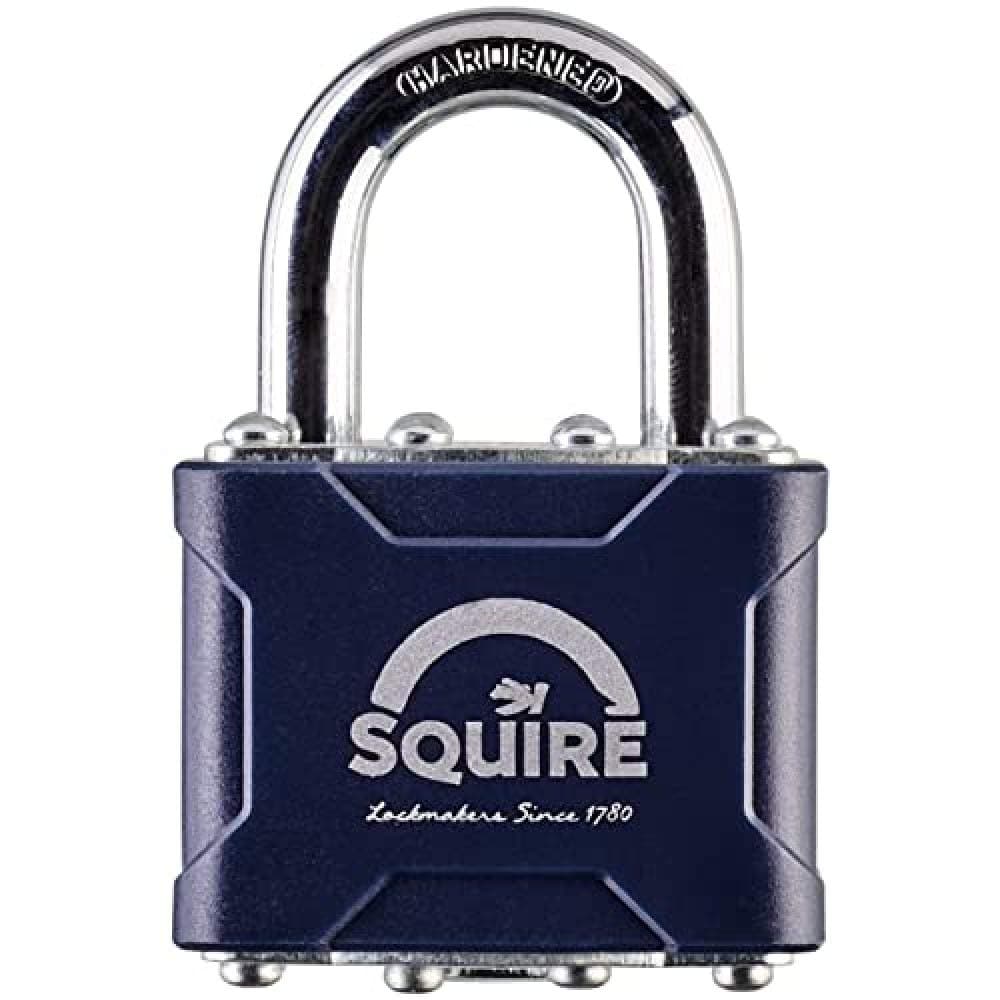 Henry Squire Stronglock Laminated Open Shackle 4 Pin Double Locking Padlock, 38 mm (Length)