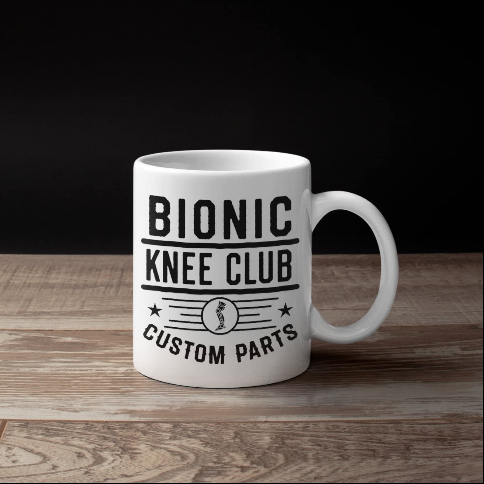 Interesting Bionic Knee Mug Funny Knee Replacement Gifts For Man Woman Friends Coworkers Family Best Gifts Idea Funny Mug On Birthday Christmas 11oz