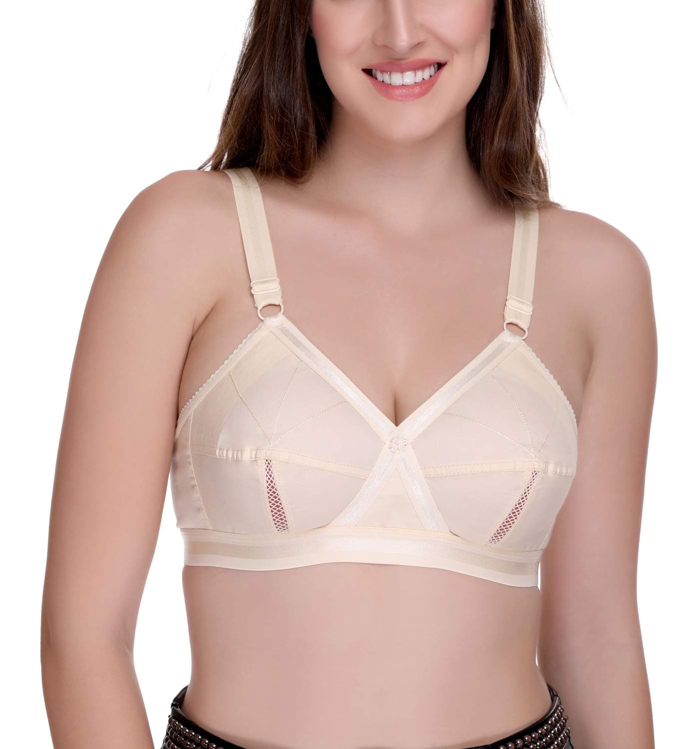 SONAPerfecto Plus Size Cotton Bra for Woman Full Coverage Pack of 1
