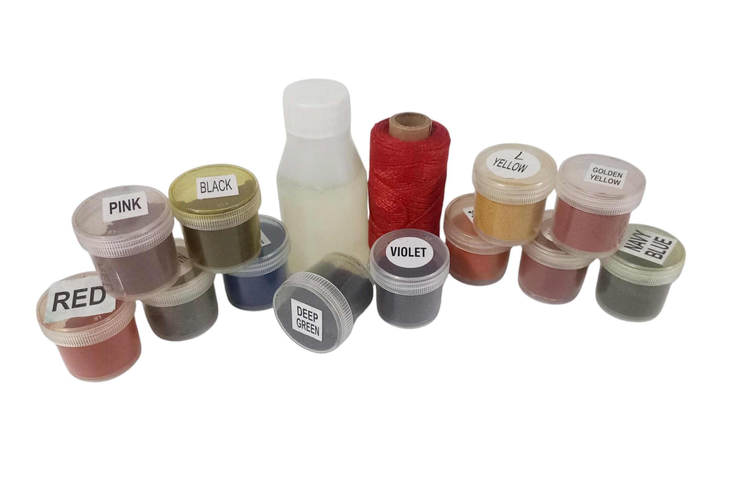 All-in-One Fabric Dye Kit, Includes 12 Colors- Color Fixer- Color Knotting Thread - for Kids, Adults Tie Dye Kits for Shirts, Craft Arts Party Supplies -14 pcs – Multicolor