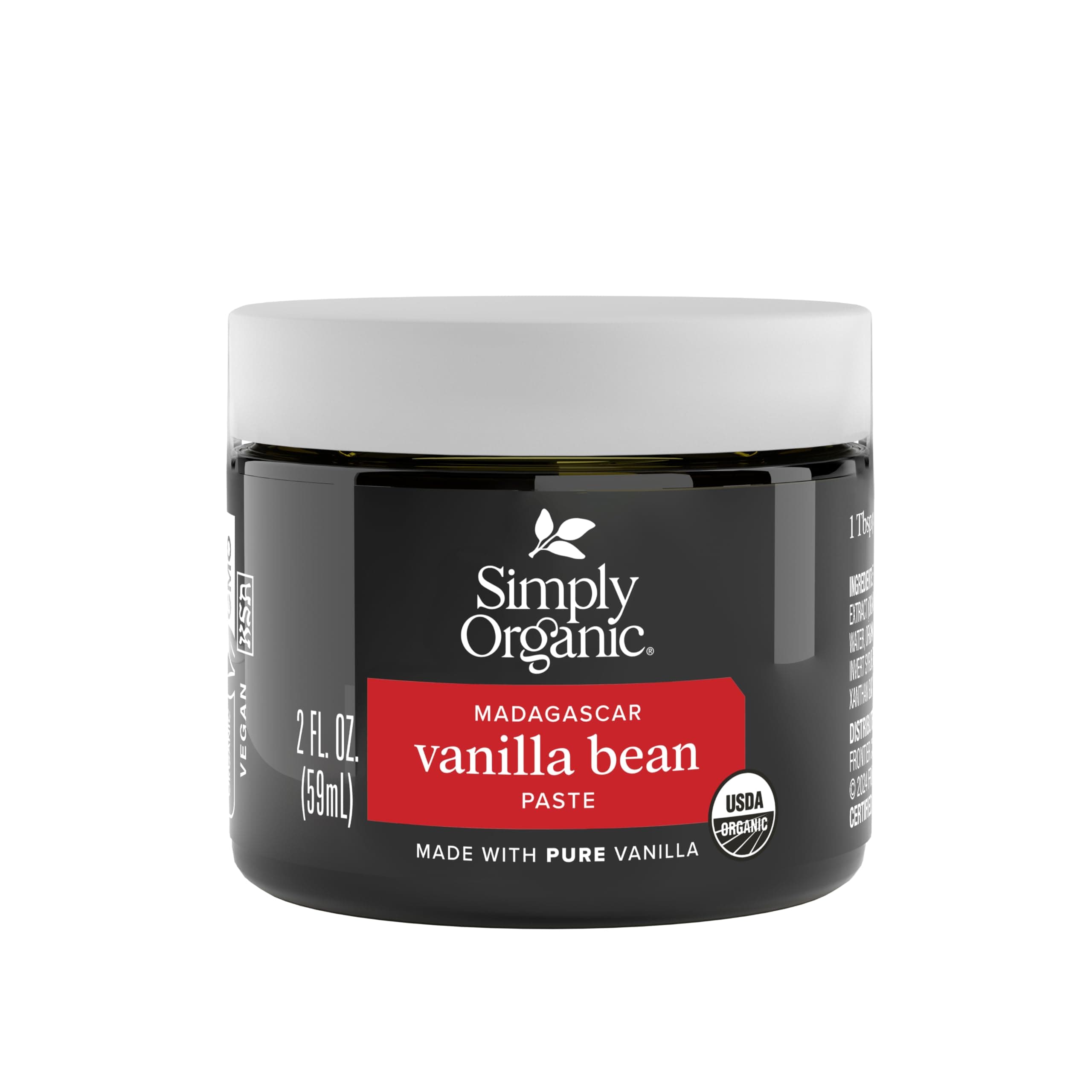 Simply Organic Vanilla Bean Paste, Organic, 2 Fluid Ounce