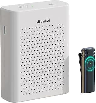 Jkoailiwi Newest Voice Amplifier Wireless Microphone, Classroom Microphone fo...