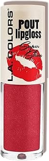 L.A. COLORS Pout Shiny Lipgloss, French Kiss CLG647