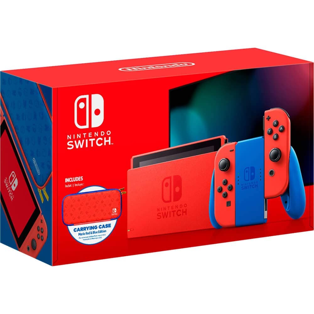 Nintendo Switch Console (Mario Red & Blue Edition) - UAE Version