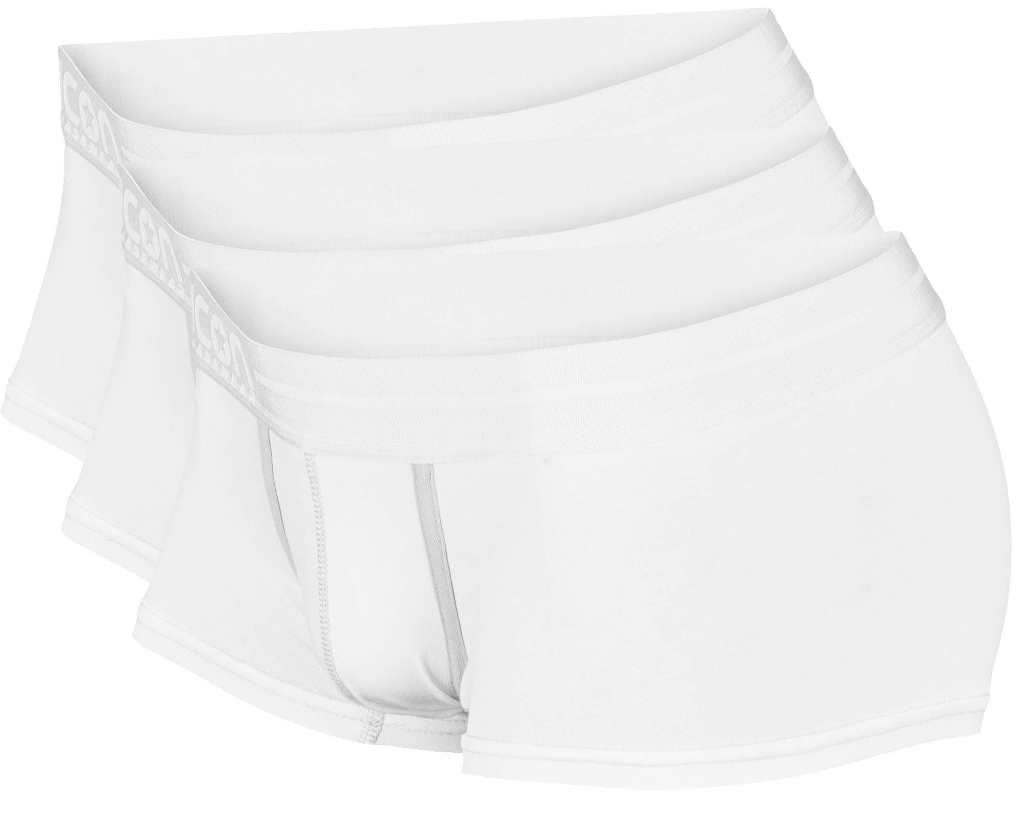 Icon BasewearLow Rise Boxer Briefs Underwear Trunks Three-Pack Tagless No Ride Up